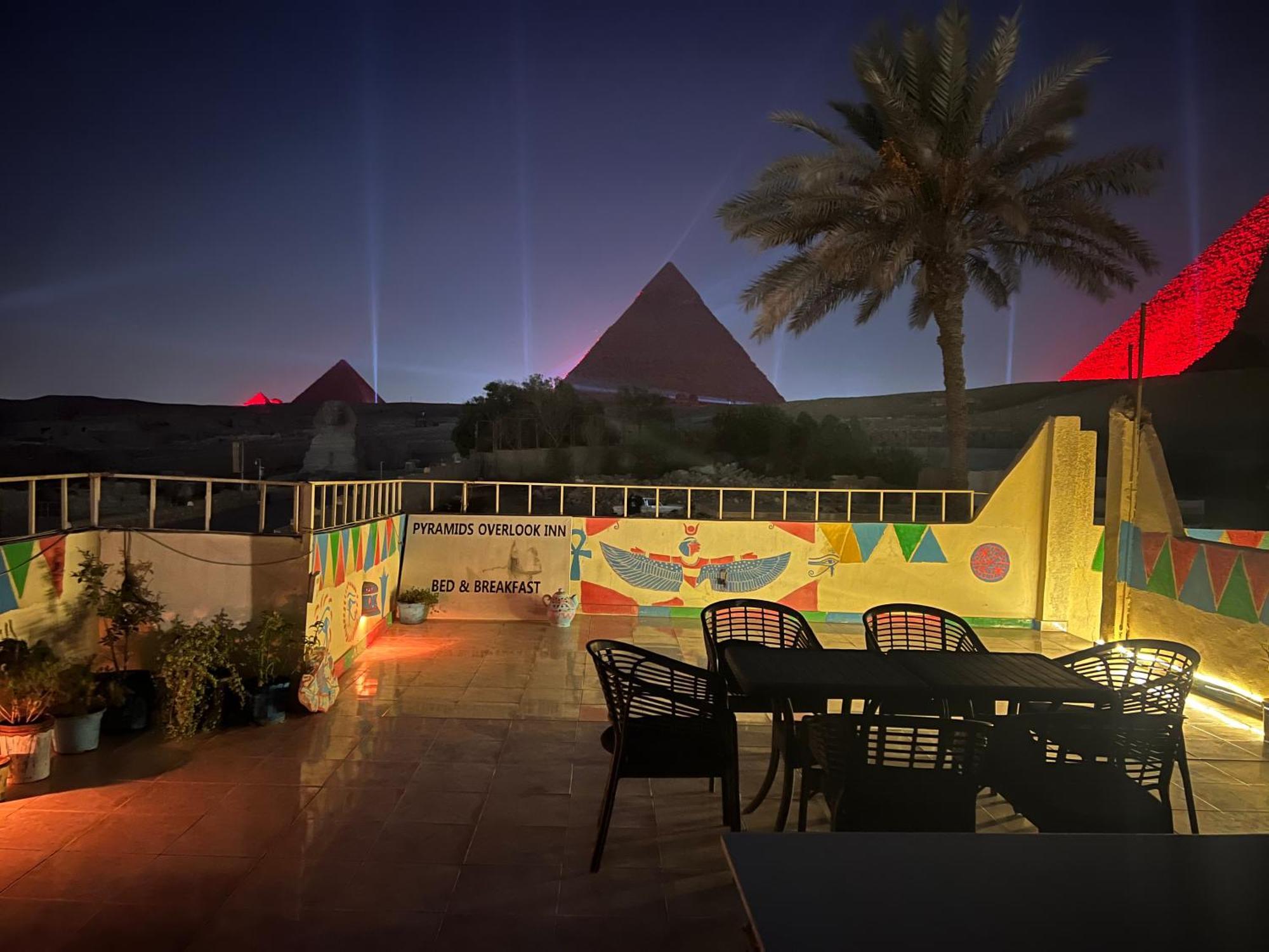 Pyramids Overlook Inn Kafret el-Gabal Eksteriør billede